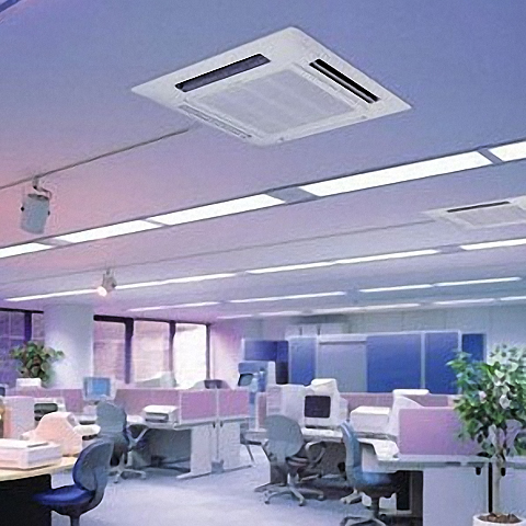 Кассетный четырех поточный компактный блок (четырех трубный)