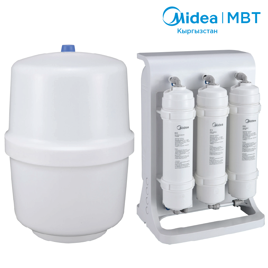 4-х ступенчатый фильтр с обратным осмосом (с насосом)